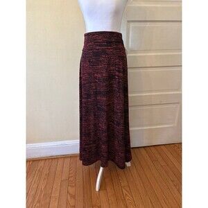 Maxi skirt dress hidden message convertible yoga band fold over pink black rare